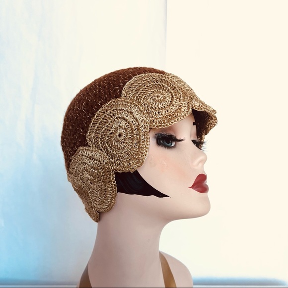 Roman Keflay Hand Crochet 20’s Style Hat - Picture 11 of 16